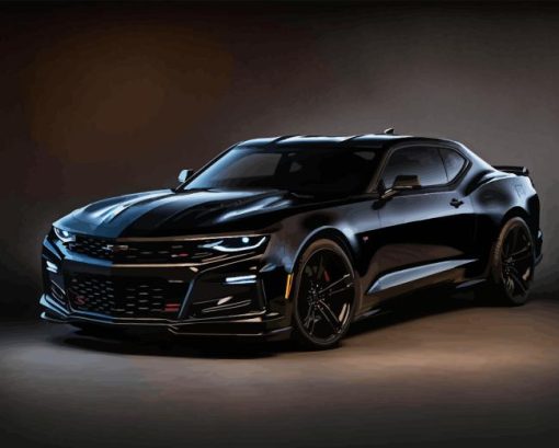 Black Camaro Diamond Paintings