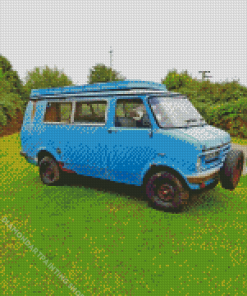 Blue Bedford Van Diamond Paintings