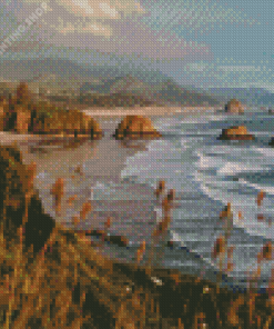 Cannon Beach Oregon Diamond Paintings