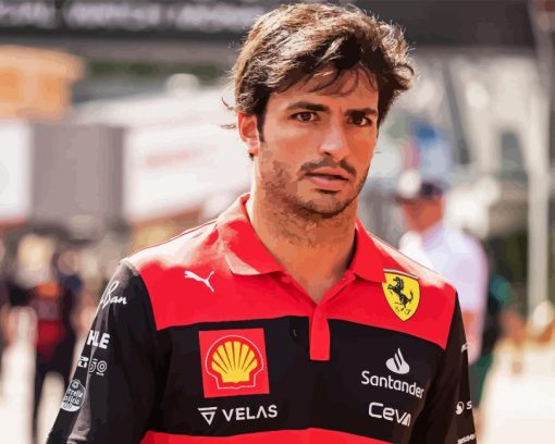 Carlos Sainz Jr Diamond Paintings