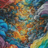 Swirling Clouds Diamond Paintings