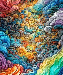 Swirling Clouds Diamond Paintings