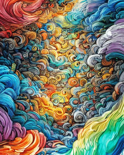 Swirling Clouds Diamond Paintings