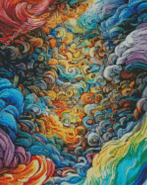 Swirling Clouds Diamond Paintings