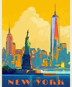 New York Poster Diamond Paintings