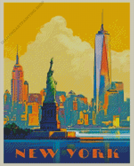 New York Poster Diamond Paintings