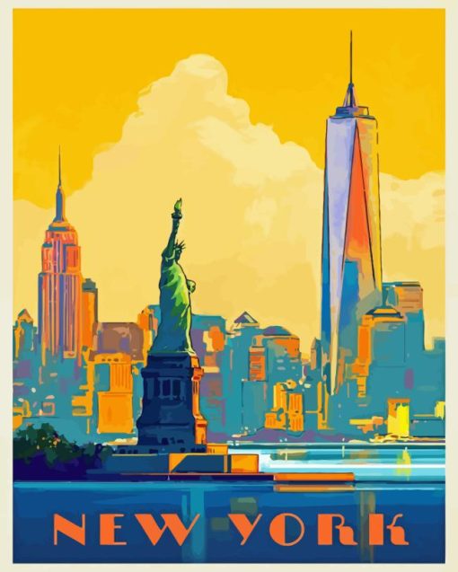 New York Poster Diamond Paintings