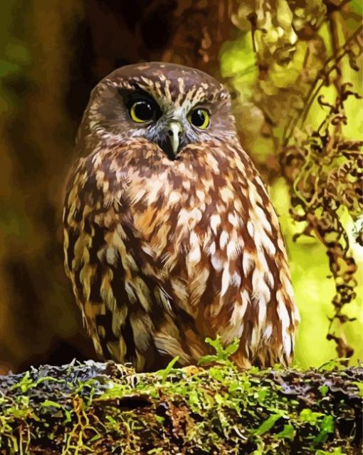 Cool Morepork Diamond Paintings