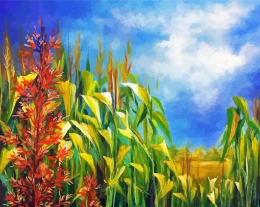 Corn Field Art Diamond Paintings