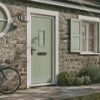 Cottage Green Door Diamond Paintings