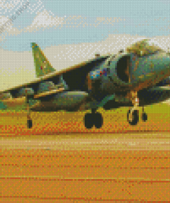 Harrier Military Aircraft Diamond Paintings