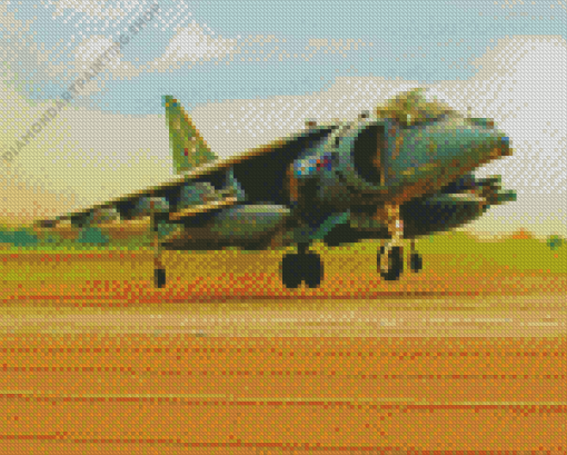 Harrier Military Aircraft Diamond Paintings