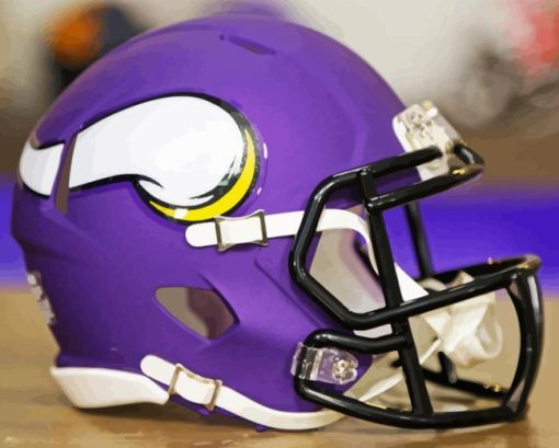 Minnesota Vikings Helmet Diamond Paintings