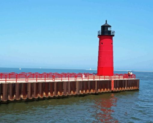 Milwaukee Lighthouse Diamond Paintings