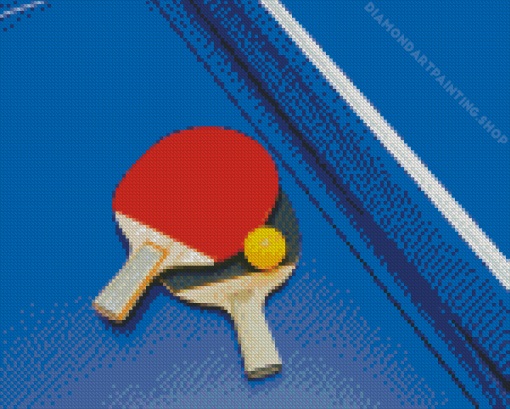 Table Tennis Diamond Paintings