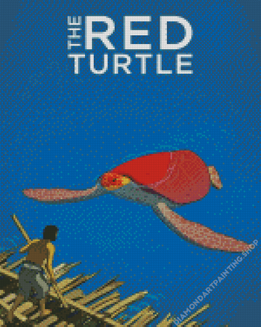 The Red Turtle Diamond Paintings