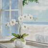 Flowers In Vase Diamond Paintings