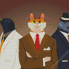 Animal Wearing Suit Diamond Paintings