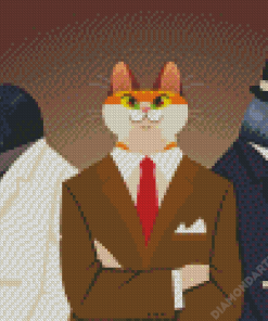 Animal Wearing Suit Diamond Paintings