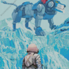 Astronaut And Lion Diamond Paintings