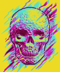 Bright Skull Art Diamond Paintings