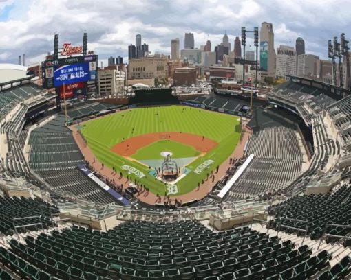 Comerica Park Detroit Diamond Paintings