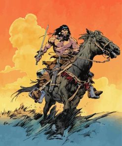 Conan The Barbarian Horse Diamond Paintings