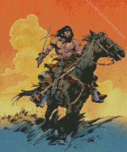 Conan The Barbarian Horse Diamond Paintings