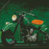 Indian Chief Bike Diamond Paintings