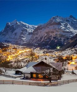 Grindelwald Village Diamond Paintings