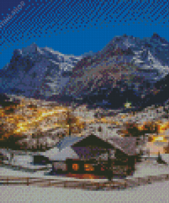 Grindelwald Village Diamond Paintings