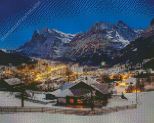 Grindelwald Village Diamond Paintings