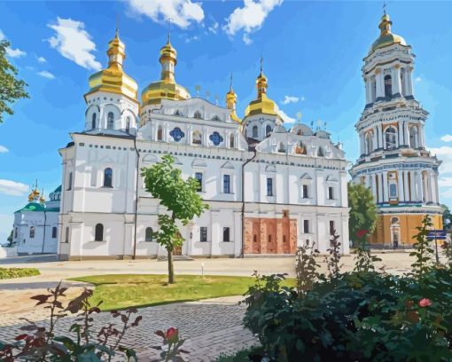 Pechersk Lavra Kyiv Diamond Paintings