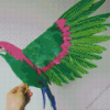 Green Parrot Bird Diamond Paintings