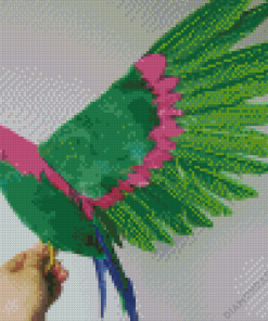 Green Parrot Bird Diamond Paintings