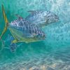 Pompano Fishes Diamond Paintings