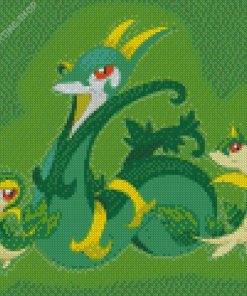 Snivy Evolution Diamond Paintings