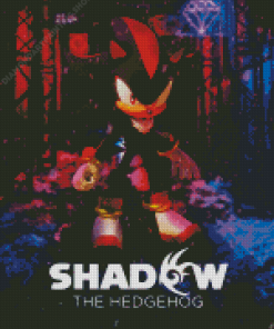 Sonic Shadow Poster Diamond Paintings