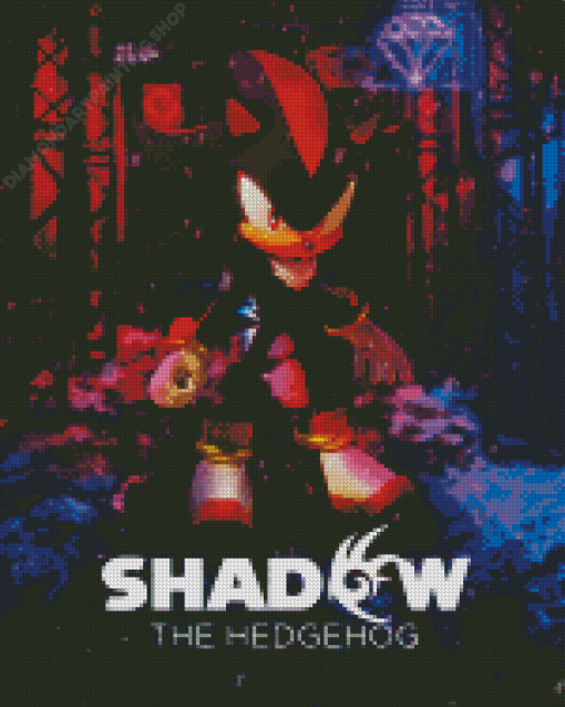 Sonic Shadow Poster Diamond Paintings