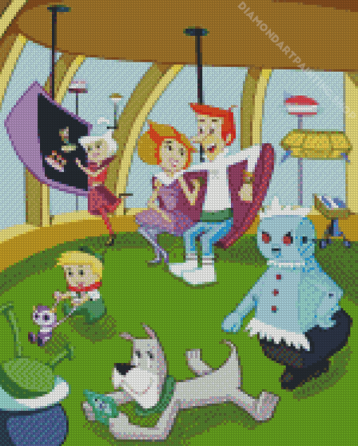 The Jetsons Cartoon Diamond Paintings