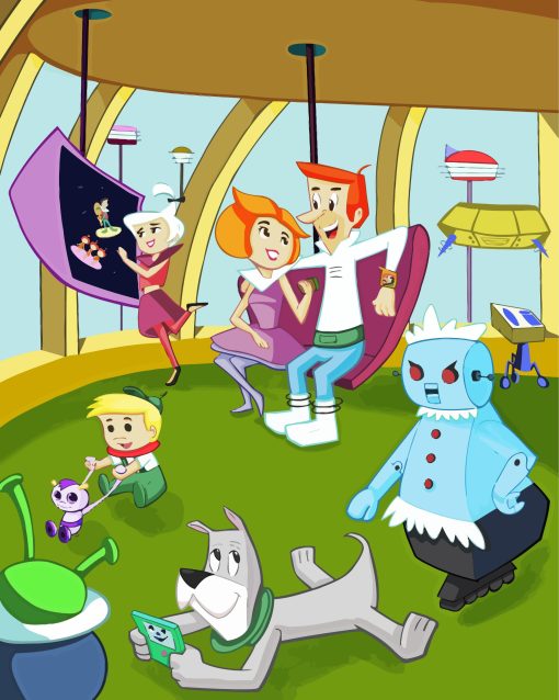 The Jetsons Cartoon Diamond Paintings