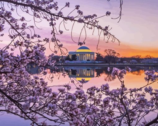 Thomas Jefferson Memorial Diamond Paintings