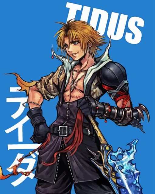 Tidus Final Fantasy Diamond Paintings