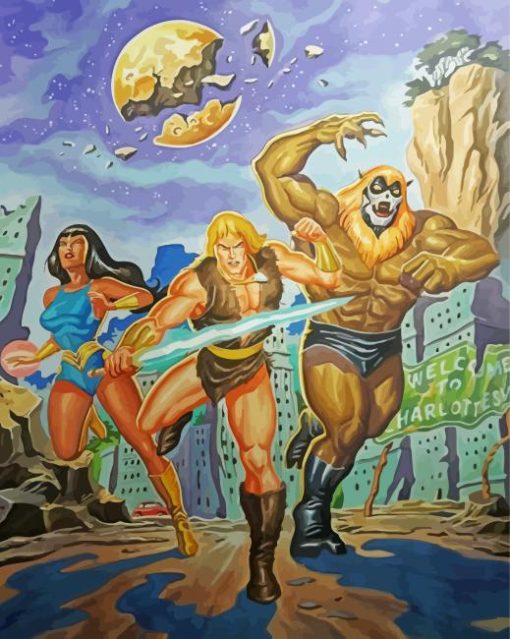 Thundarr The Barbarian Art Diamond Paintings