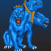 Blue Cerberus Diamond Paintings