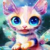 Colorful Cat Fairy Diamond Paintings