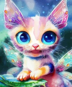 Colorful Cat Fairy Diamond Paintings