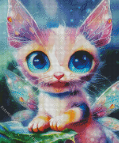 Colorful Cat Fairy Diamond Paintings