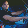 Fast Furious Vin Diesel Diamond Paintings