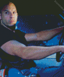 Fast Furious Vin Diesel Diamond Paintings